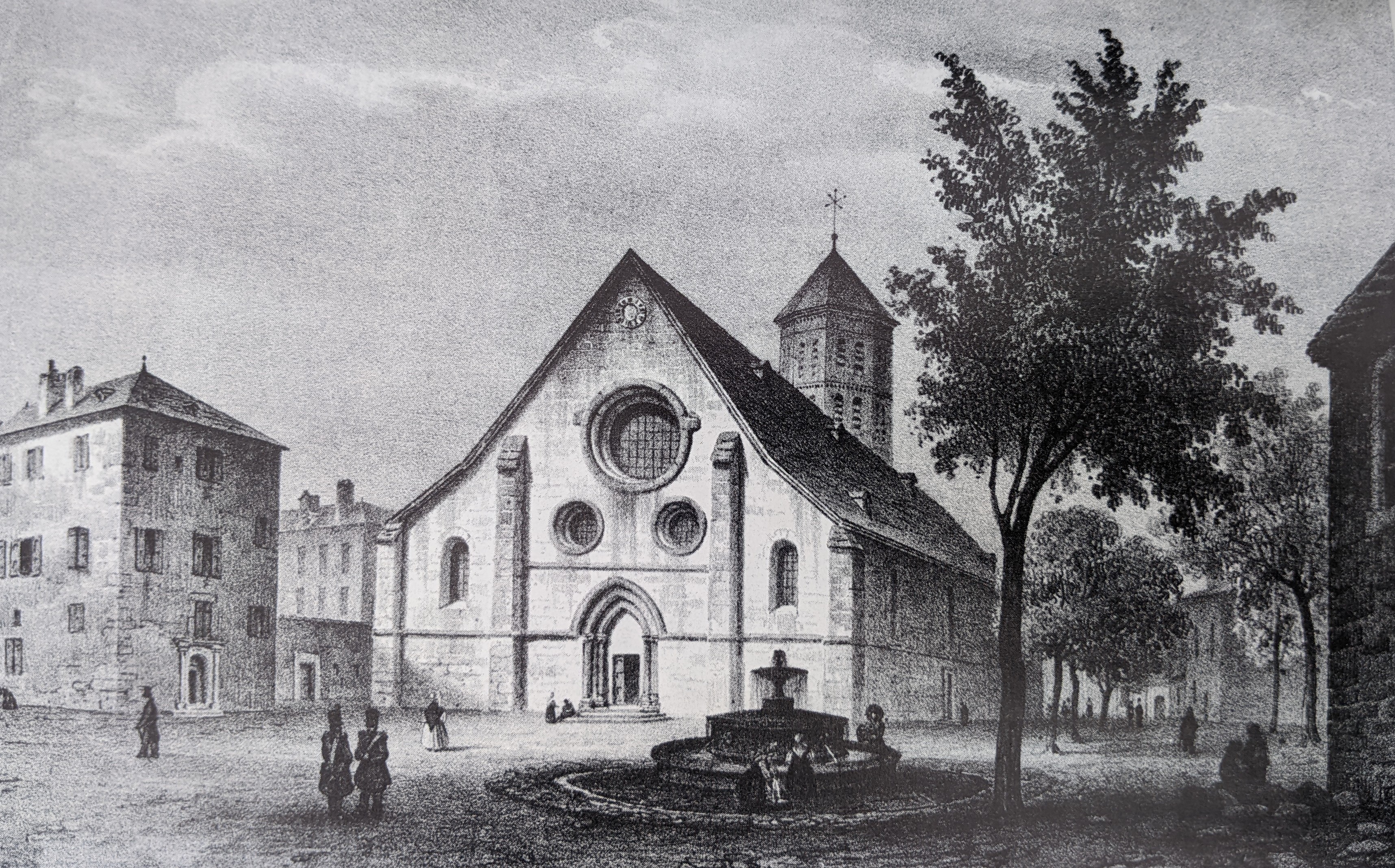 Ancienne cathedrale de Gap demolie en 1866